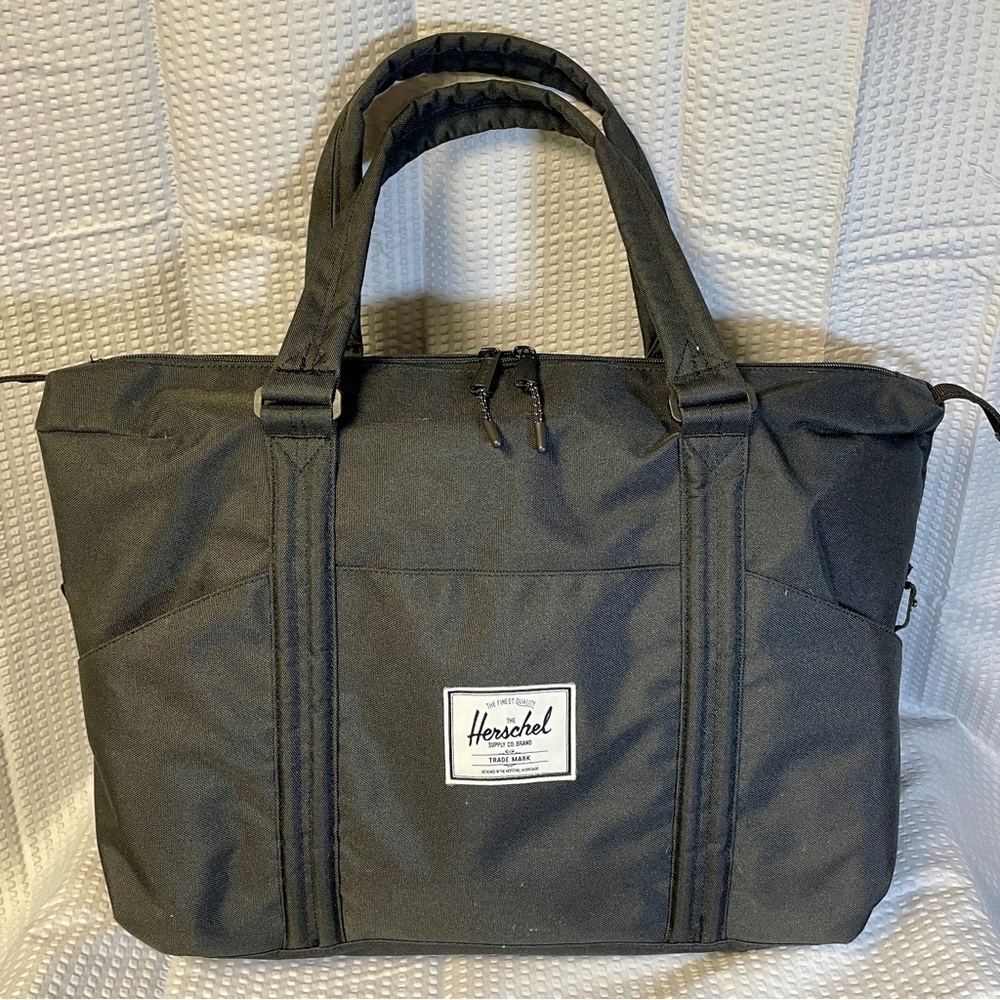 Herschel Supply Company Black Duffel Bag with Structured Design